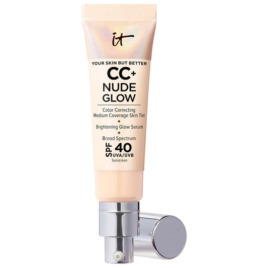 IT Cosmetics - CC+ Nude Glow Lightweight Foundation + Glow Serum with SPF 40 and Niacinamide