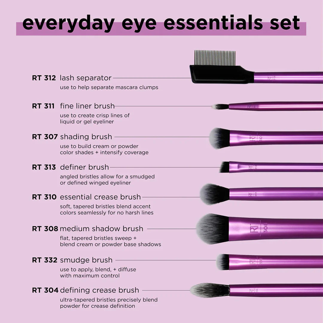 Real Techniques - Everyday Eye Essentials Brush Set