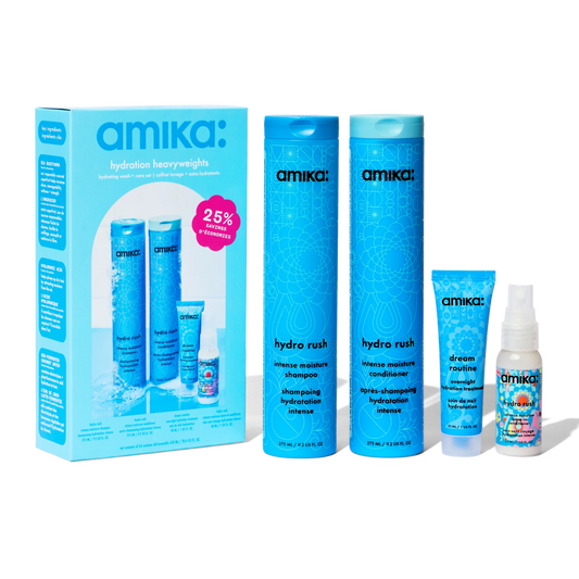 amika - hydration heavyweights hydrating wash + care set