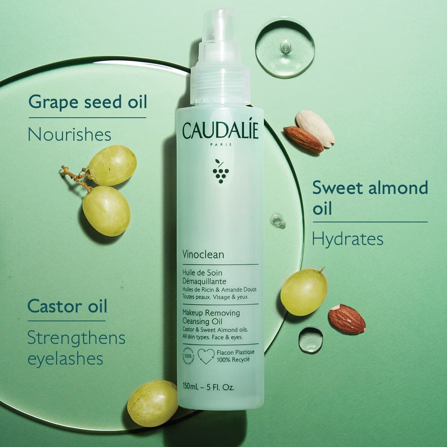 Caudalie - Vinoclean Makeup Removing Cleansing Oil | 75 mL