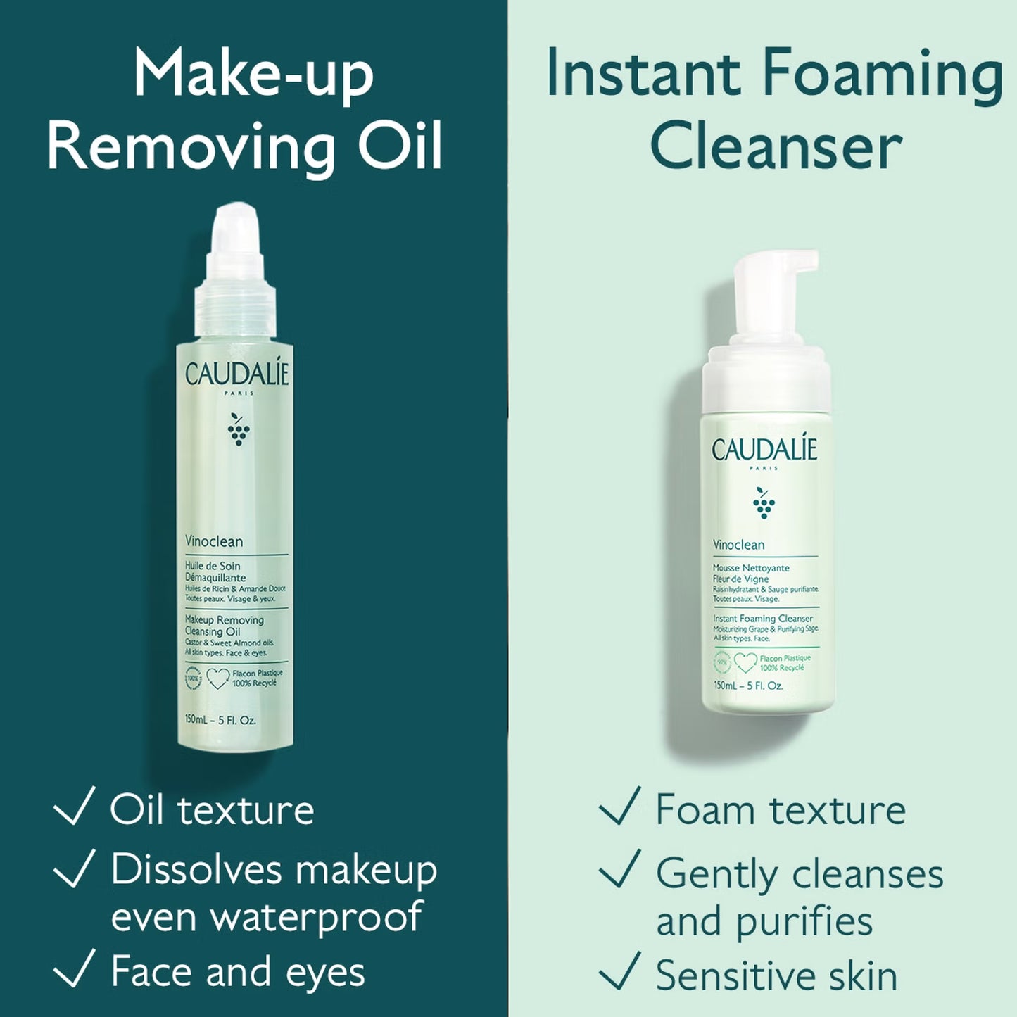 Caudalie - Vinoclean Makeup Removing Cleansing Oil | 75 mL