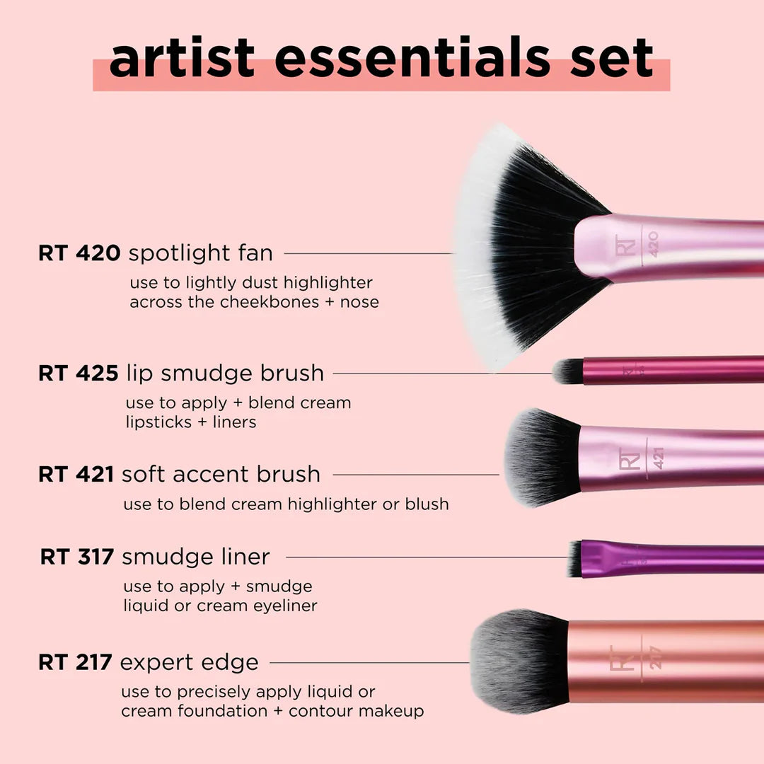 Real Techniques - Artist Essentials Makeup Brush Set