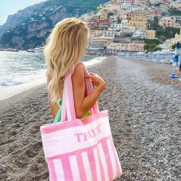 Truly - Tote Pink Beach Bag