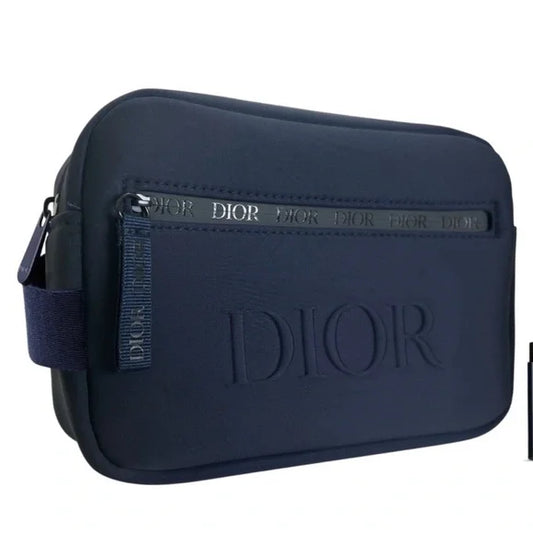 Dior - Navy Wash Bag - Toiletry Pouch