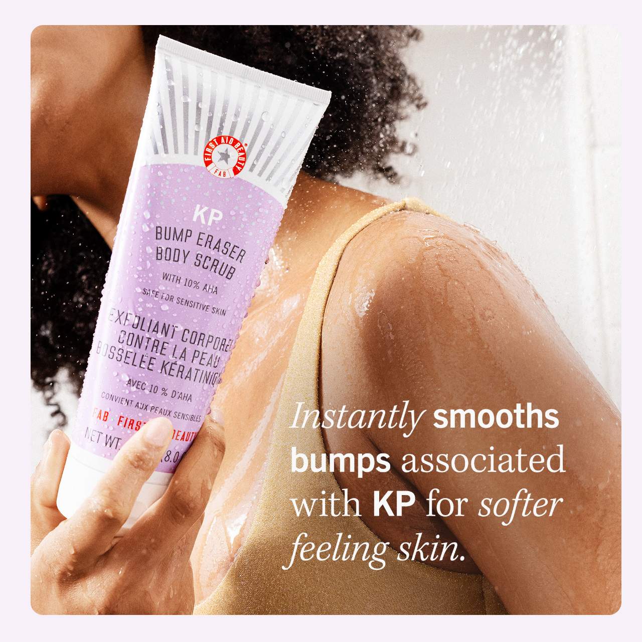 First Aid Beauty - KP BUMP ERASER BODY SCRUB 10% AHA | 226 g | Strawberry