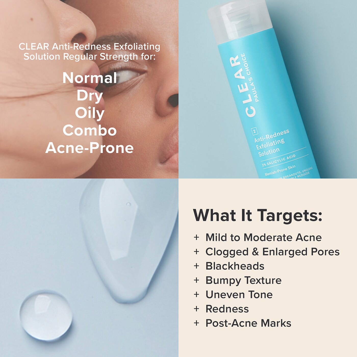 Paula's Choice - CLEAR Regular Strength Anti-Redness Exfoliating Solution With 2% Salicylic Acid | 177 mL