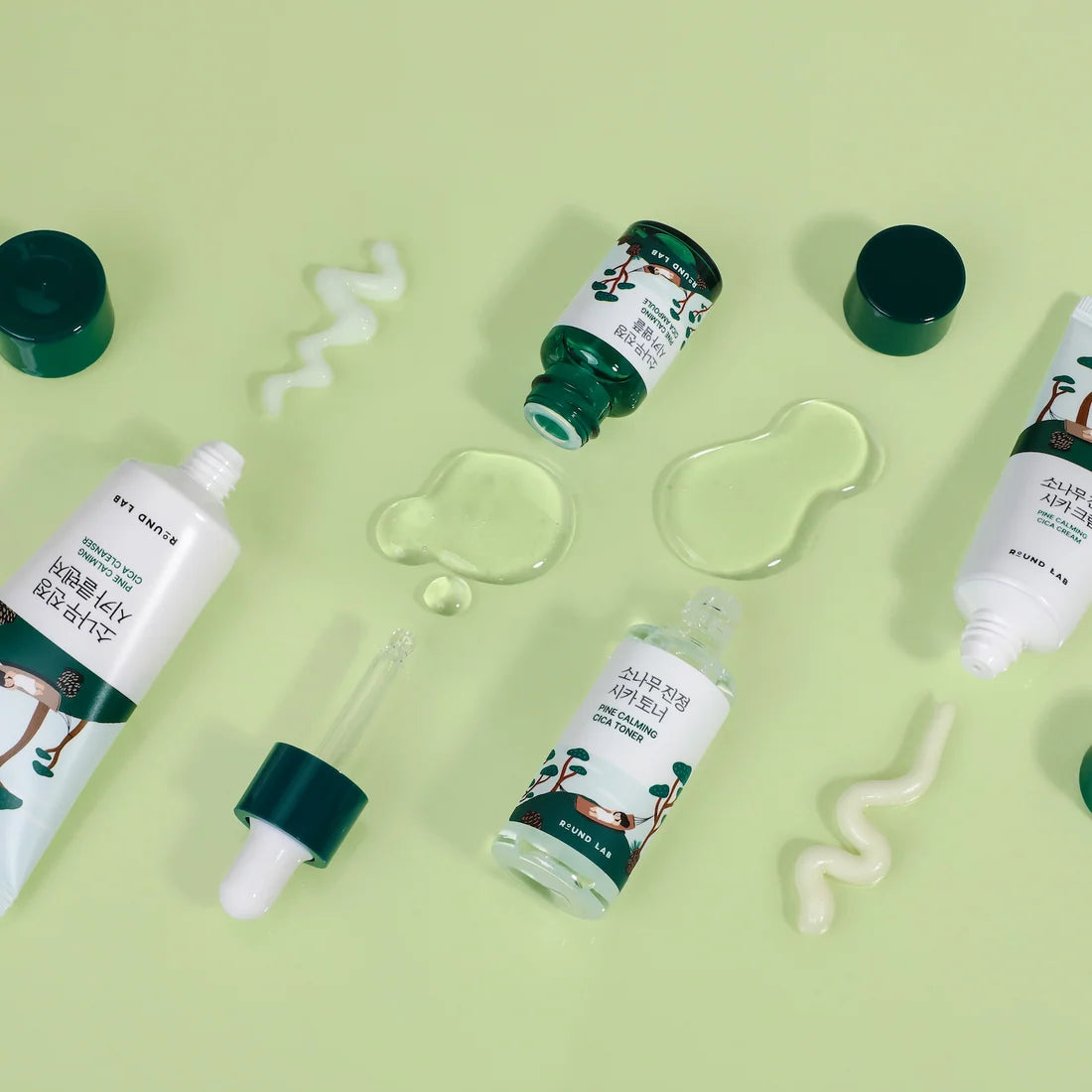 ROUND LAB - Pine Calming Cica trial kit