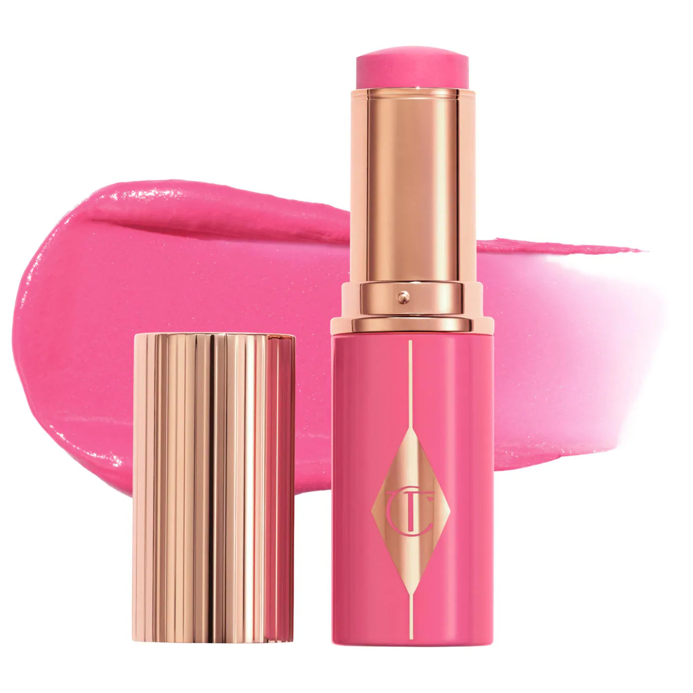 Charlotte Tilbury - Unreal Lip + Cheek Glow Blush Stick with Hyaluronic Acid