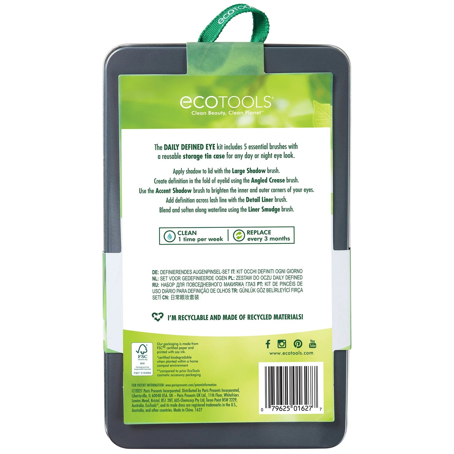 Ecotools - Brush Daily Defind Eye Kit