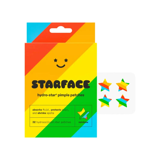 Starface - Hydro-Star® Rainbow Star Pimple Patches | 32 Patches