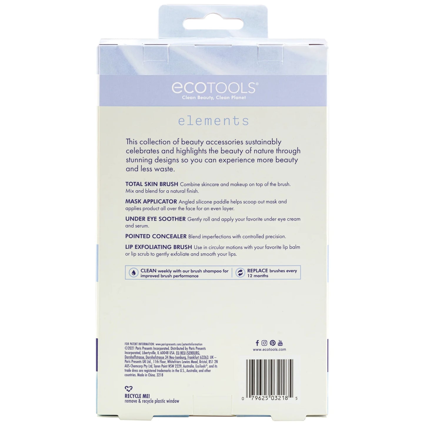 Ecotools - Elements Hydro-Glow Skincare Brush Kit