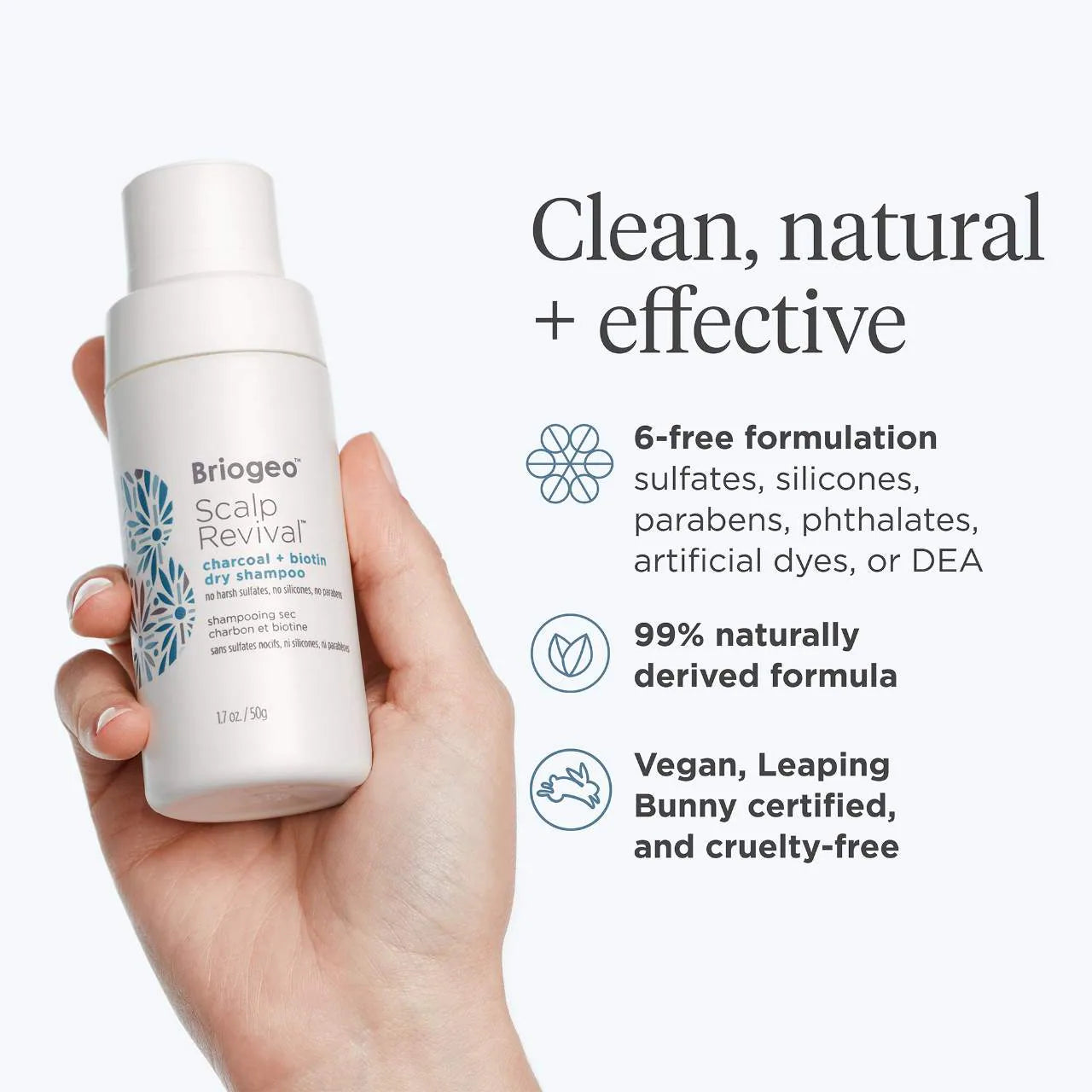 Briogeo - Scalp Revival Charcoal + Biotin Dry Shampoo | 50 mL