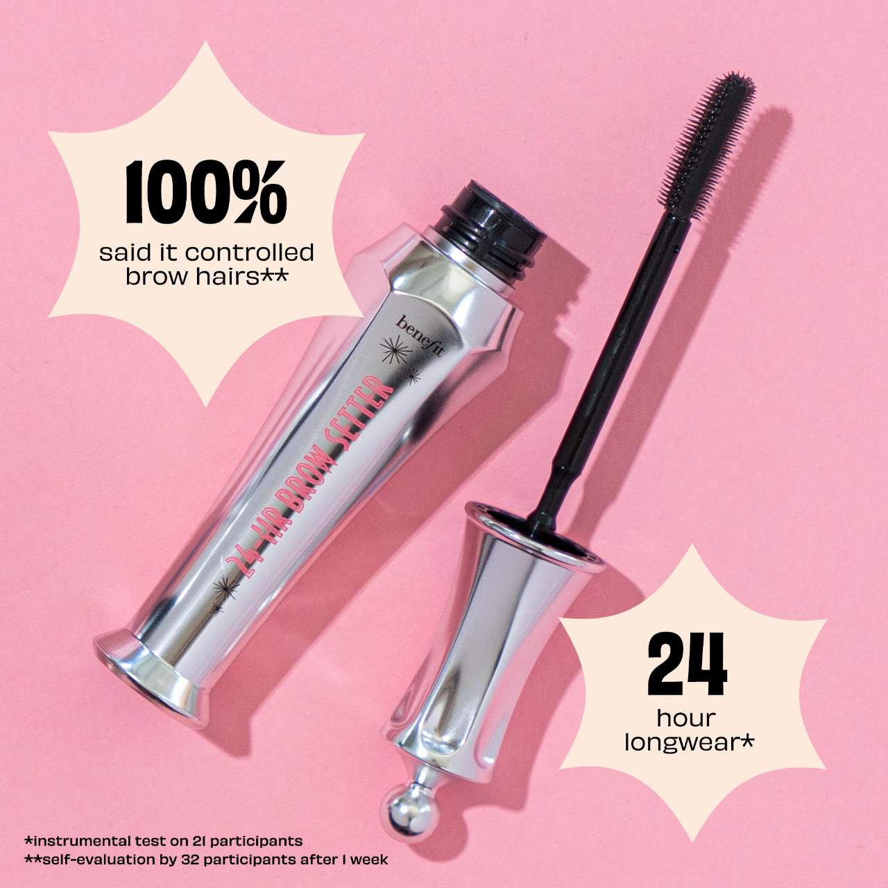 Benefit - 24-HR Brow Setter Clear Brow Gel with Lamination Effect