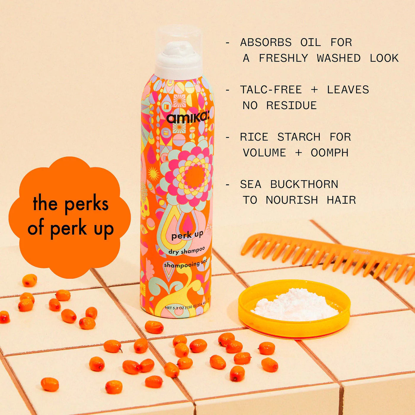 amika - Perk Up Talc-Free Dry Shampoo