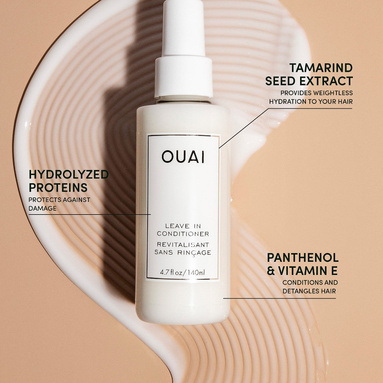 OUAI - Detangling and Frizz Fighting Leave In Conditioner | 140 mL