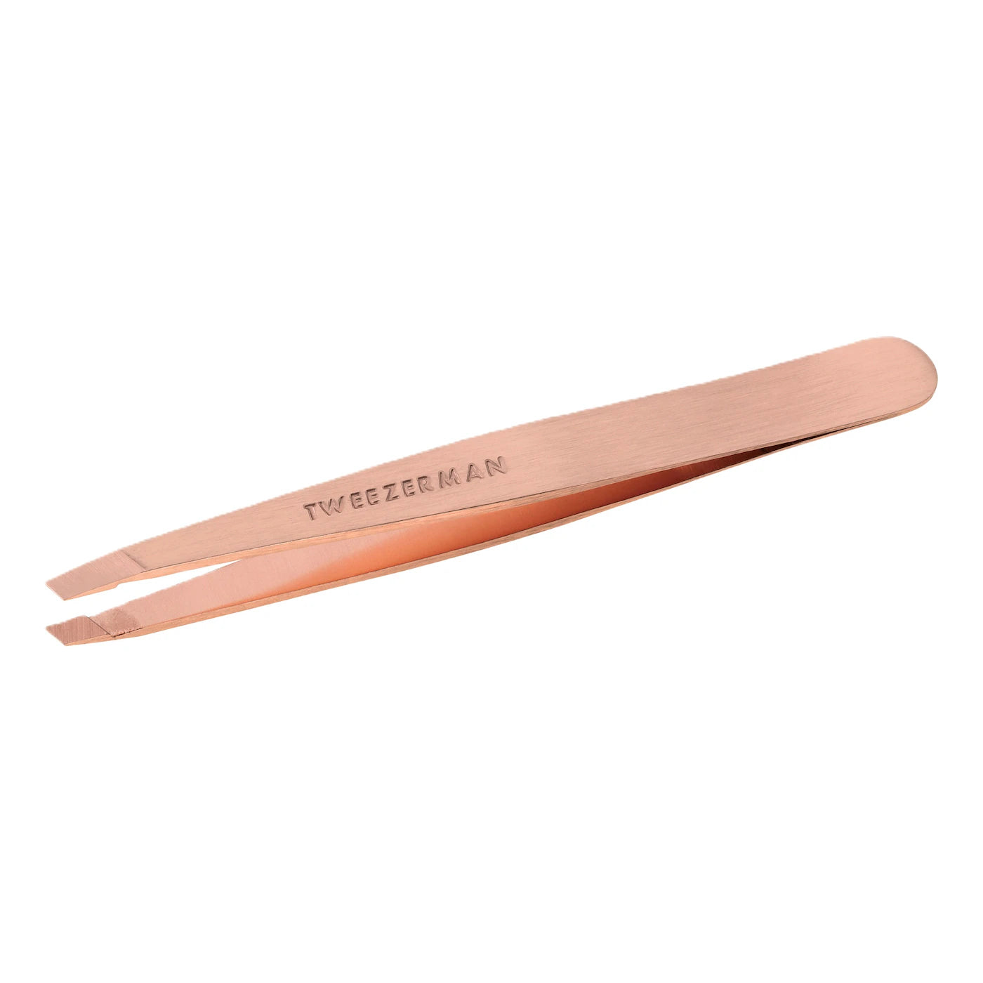 TWEEZERMAN - Stainless Steel Slant Tweezer | Rose Gold