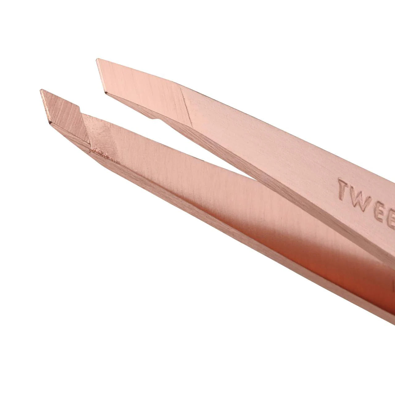 TWEEZERMAN - Stainless Steel Slant Tweezer | Rose Gold