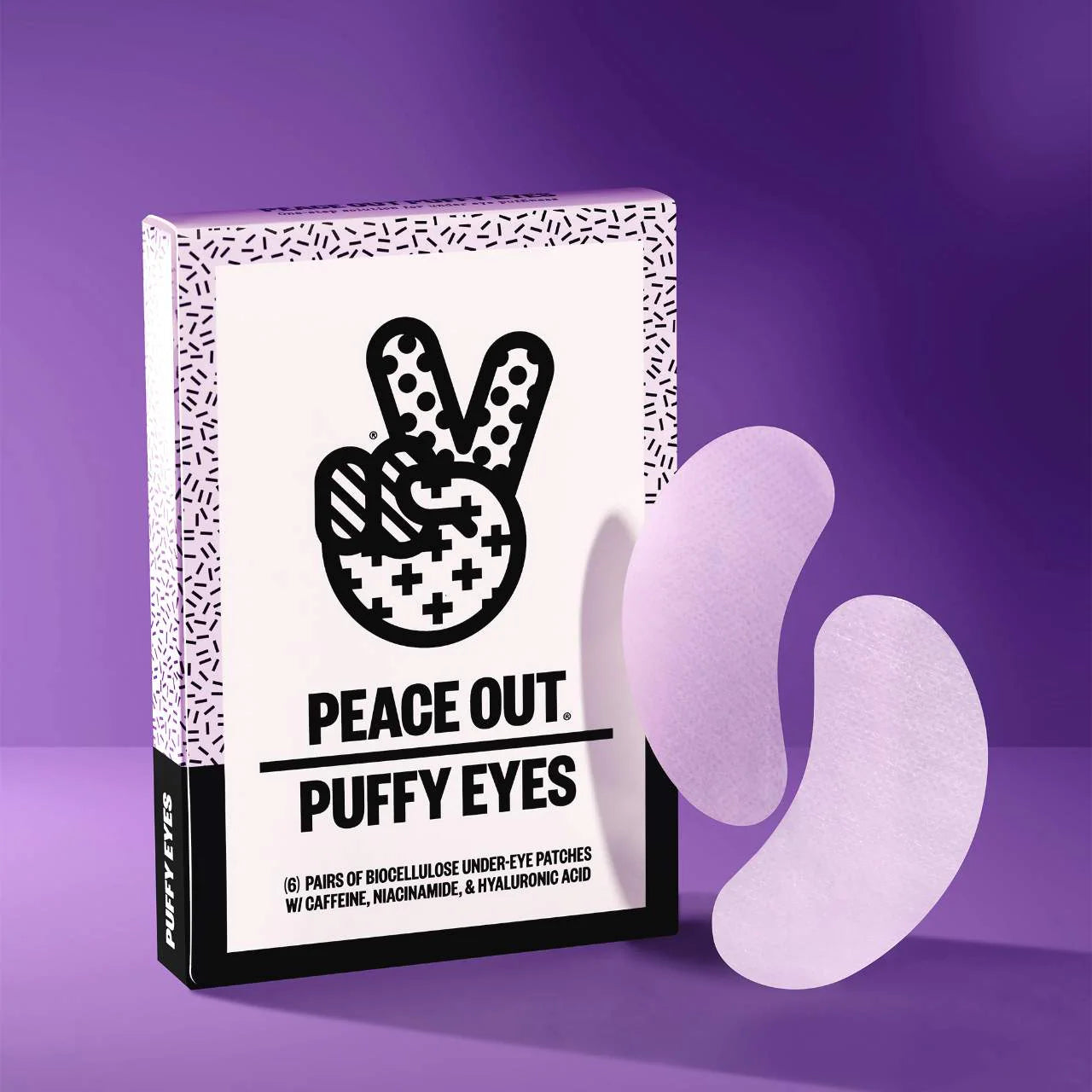 Peace Out - Puffy Under-Eye Patches | 6 Pairs