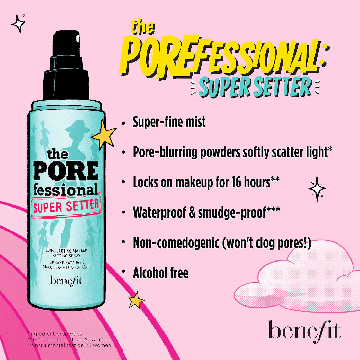 Benefit - The POREfessional: Super Setter Pore-Minimizing Setting Spray | 120 mL