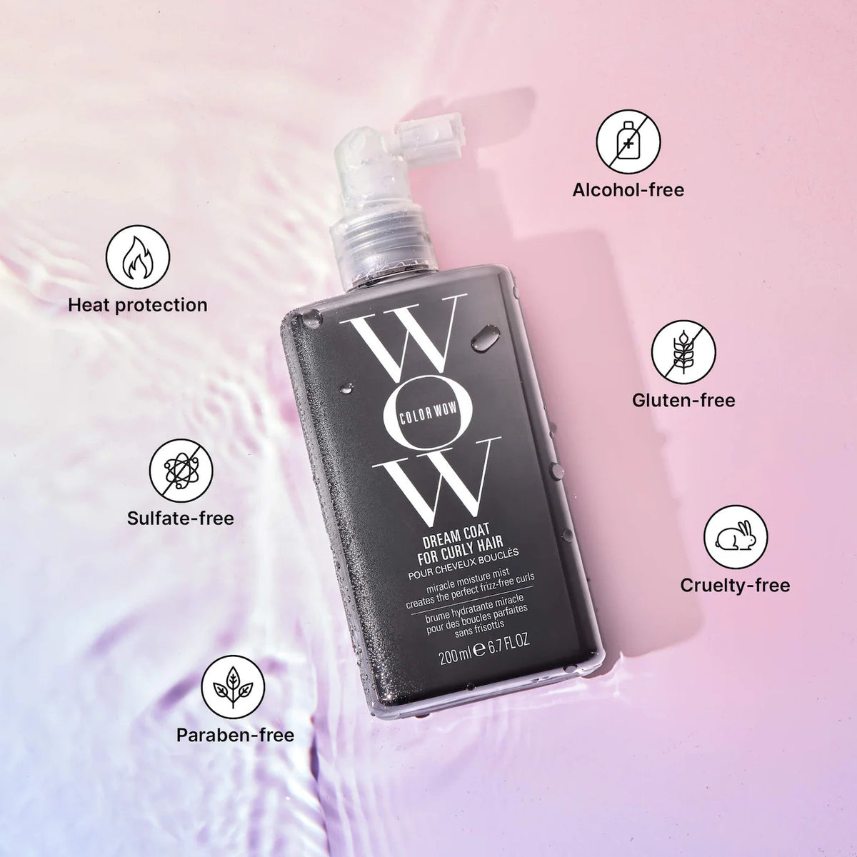 COLOR WOW - Dream Coat Anti-Frizz Treatment for Curly Hair | 200 mL