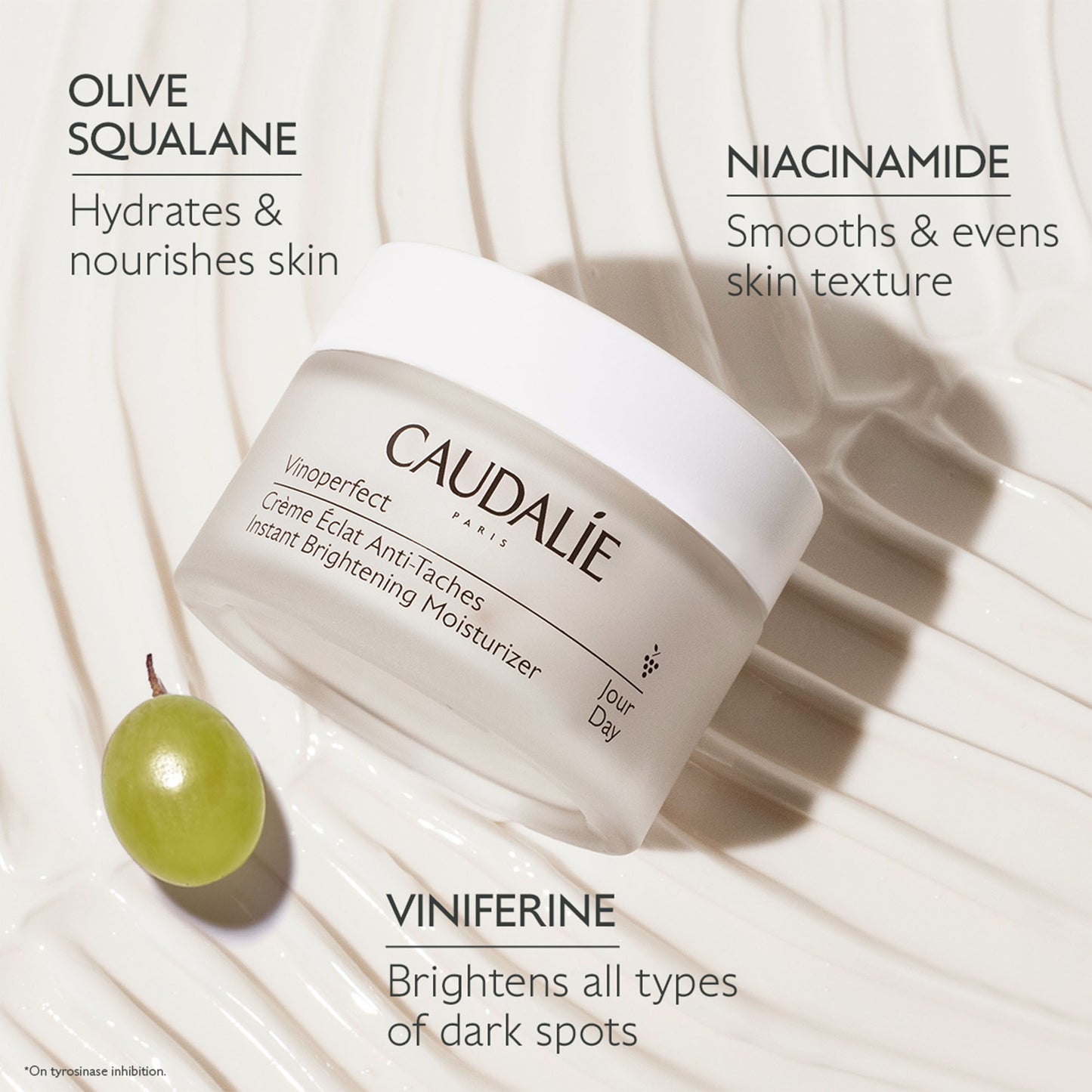 Caudalie - Vinoperfect Instant Brightening Moisturizer with Niacinamide | 15 mL