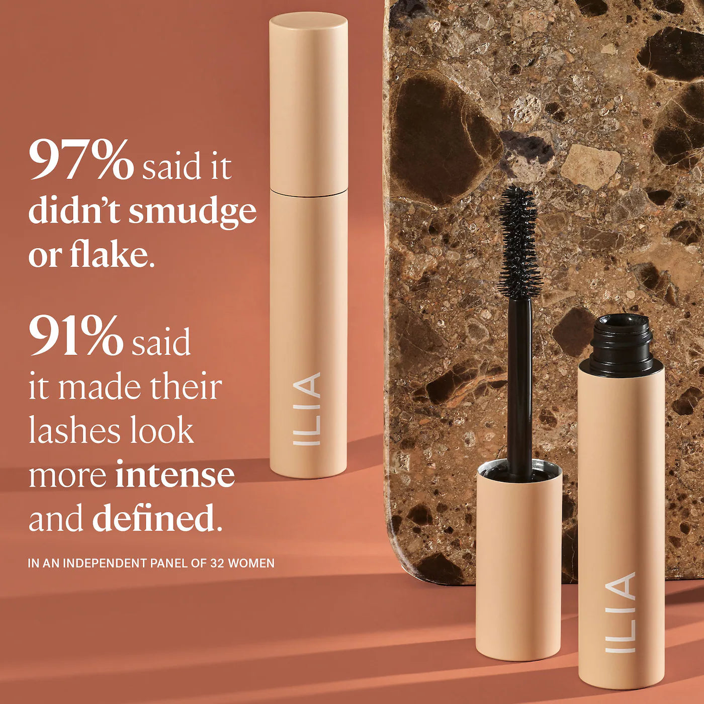 ILIA - Fullest Volumizing Mascara | 9.5 mL | Classic Black