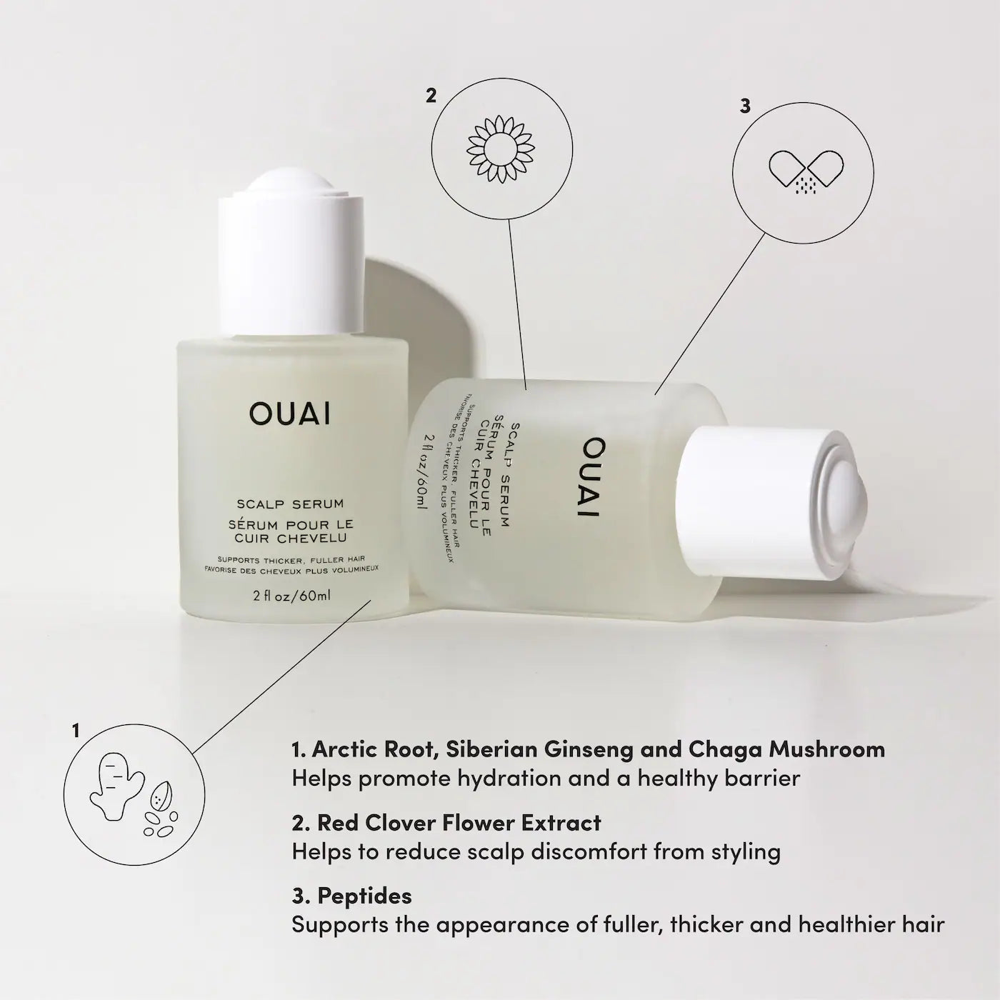 OUAI - Hydrating Scalp Serum for Healthy, Fuller Looking Hair | 60 mL