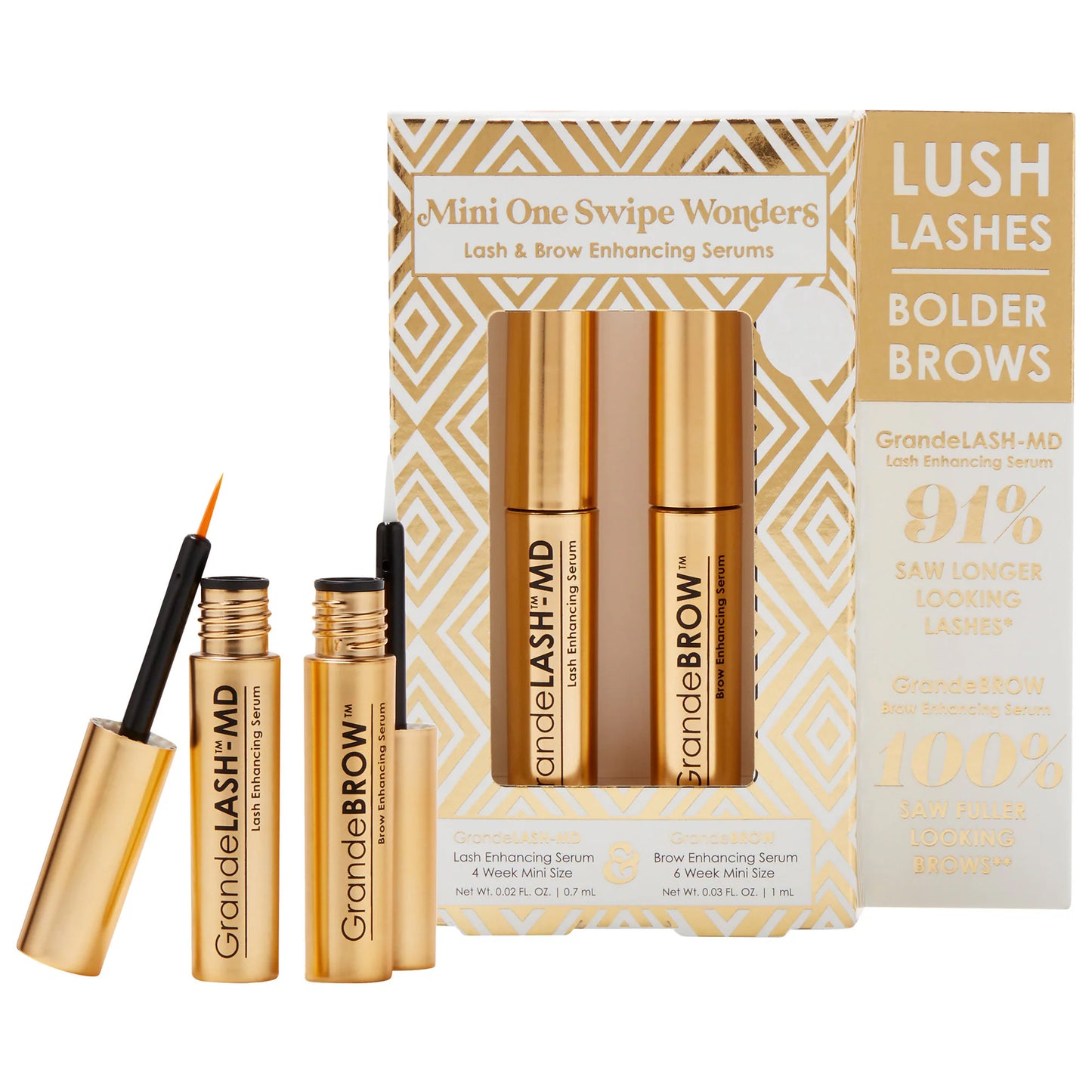 Grande Cosmetics - Mini One Swipe Wonder Lash and Brow Set