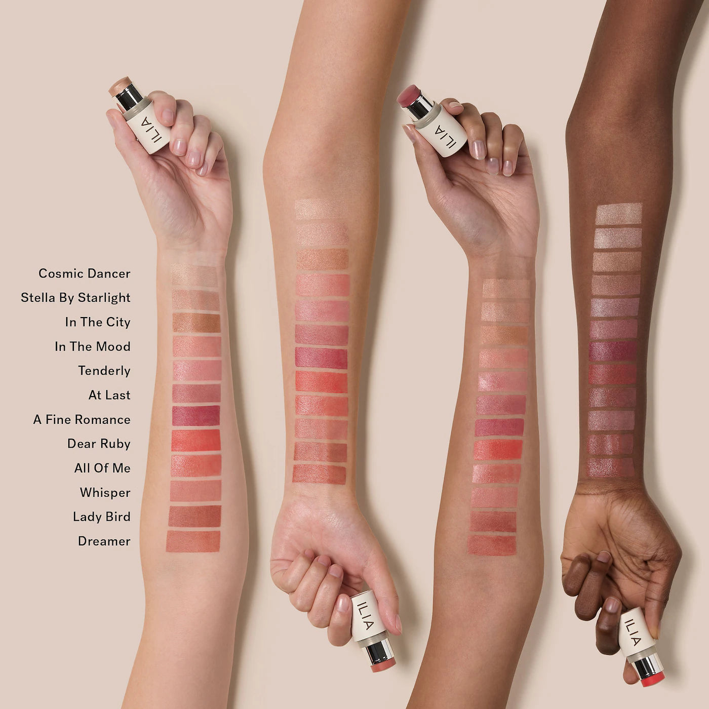 ILIA - Multi-Stick Cream Blush + Highlighter + Lip Tint