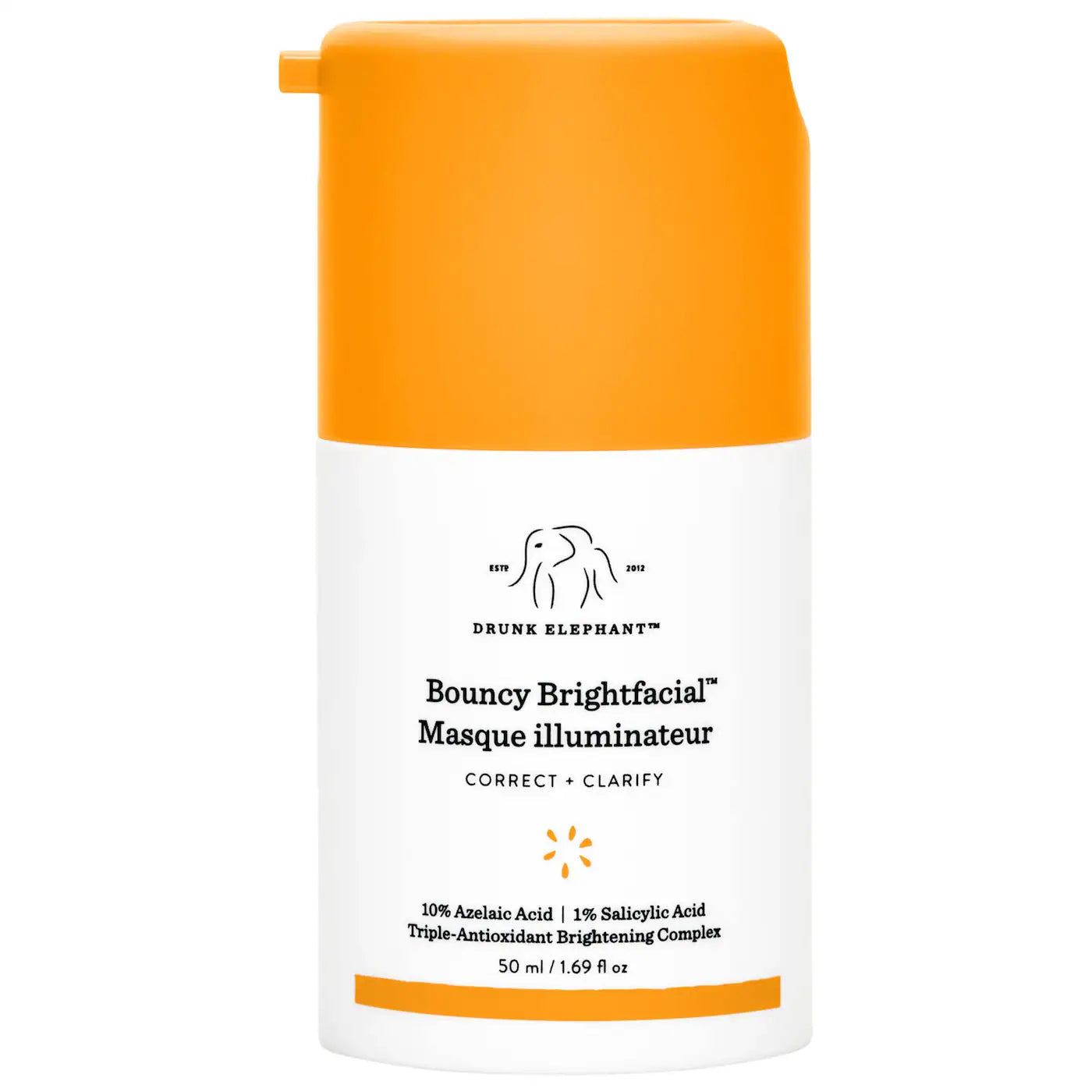 Drunk Elephant - Bouncy Brightfacial Brightening Mask with 10% Azelaic Acid + 1% Salicylic Acid