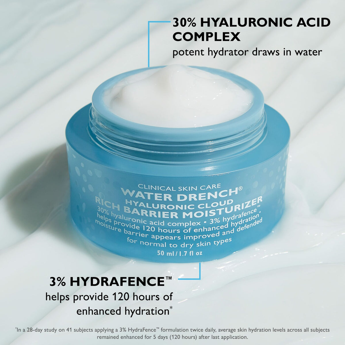 PETER THOMAS ROTH - Water Drench Hyaluronic Cloud Rich Barrier Moisturizer | 50 mL