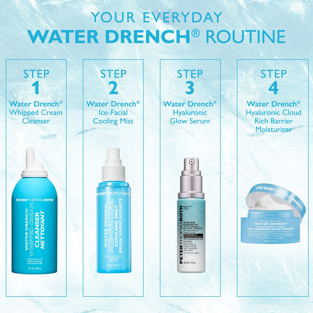 PETER THOMAS ROTH - Water Drench Hyaluronic Cloud Rich Barrier Moisturizer | 50 mL