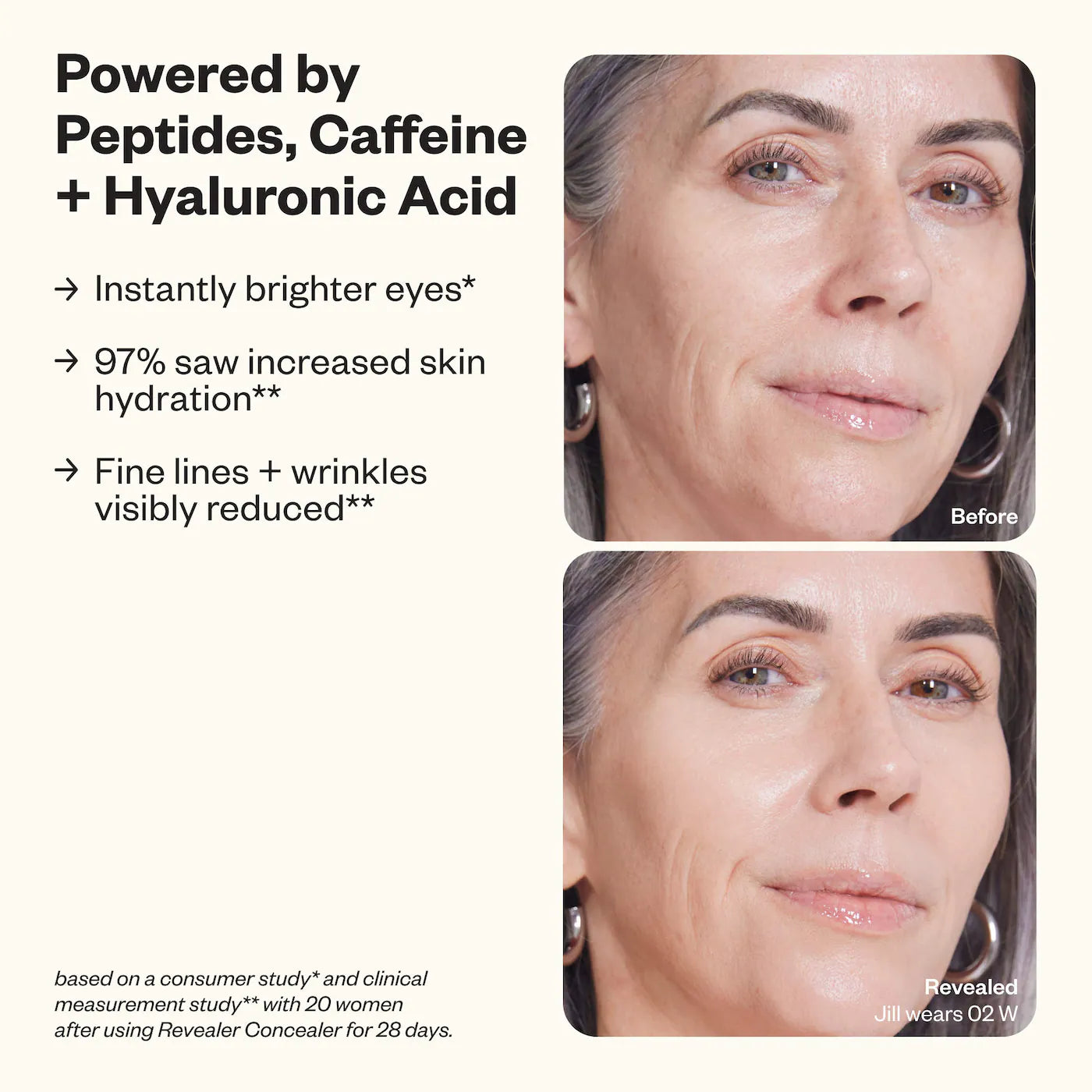 Kosas - Revealer Super Creamy + Brightening Concealer with Caffeine and Hyaluronic Acid | MINI