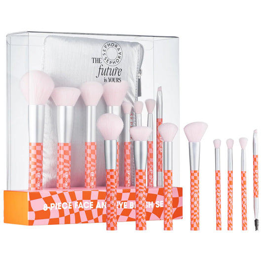 SEPHORA COLLECTION - 8-Piece Face and Eye Brush Set