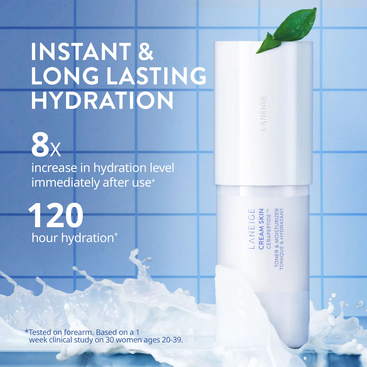 LANEIGE - Cream Skin Refillable Toner & Moisturizer with Ceramides and Peptides | 170 mL