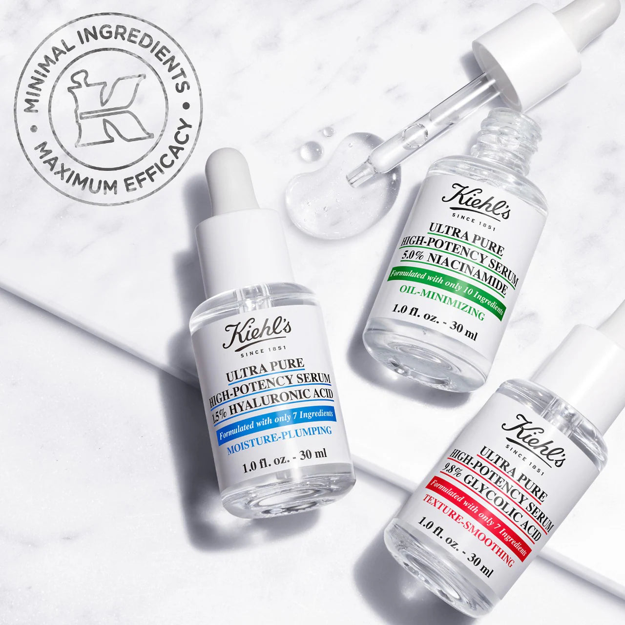 Kiehl's - Ultra Pure High-Potency 9.8% Glycolic Acid Serum | 30 mL