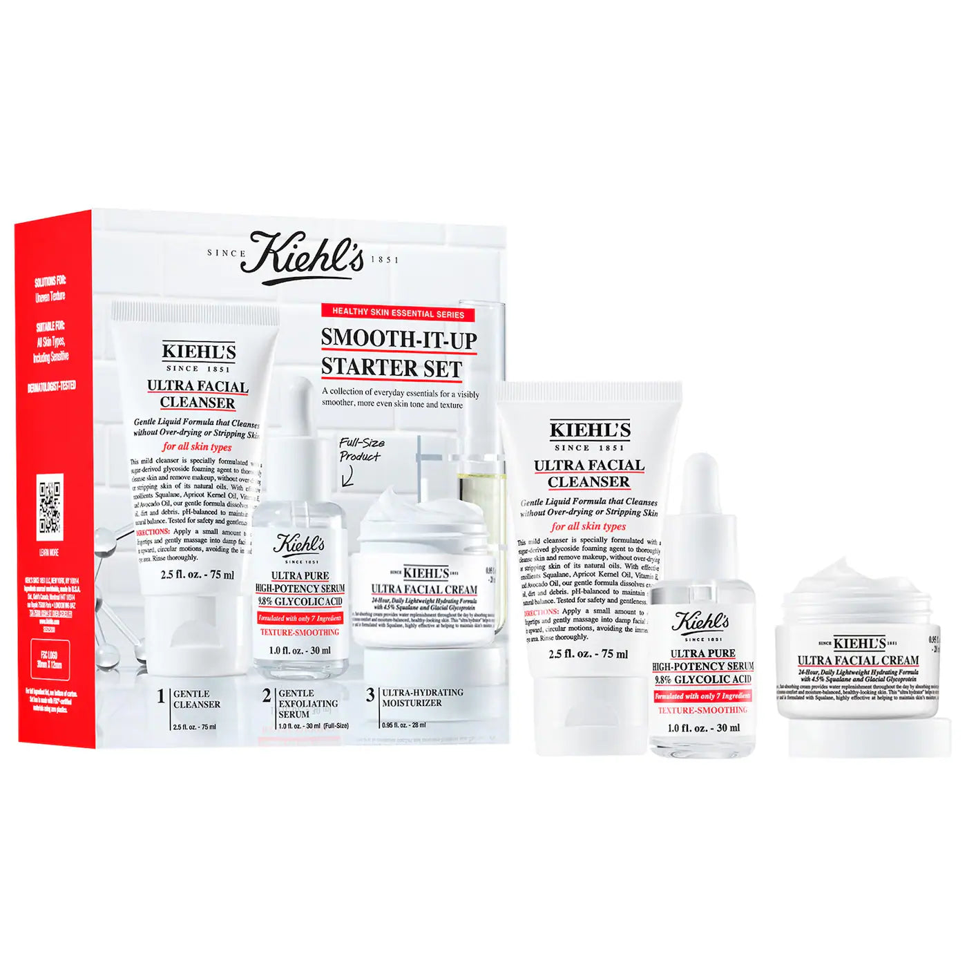 Kiehl's -Smooth-It-Up Starter Set