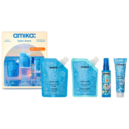 amika - Mini Hydro Dream - Hydro Rush Shampoo & Conditioner Set