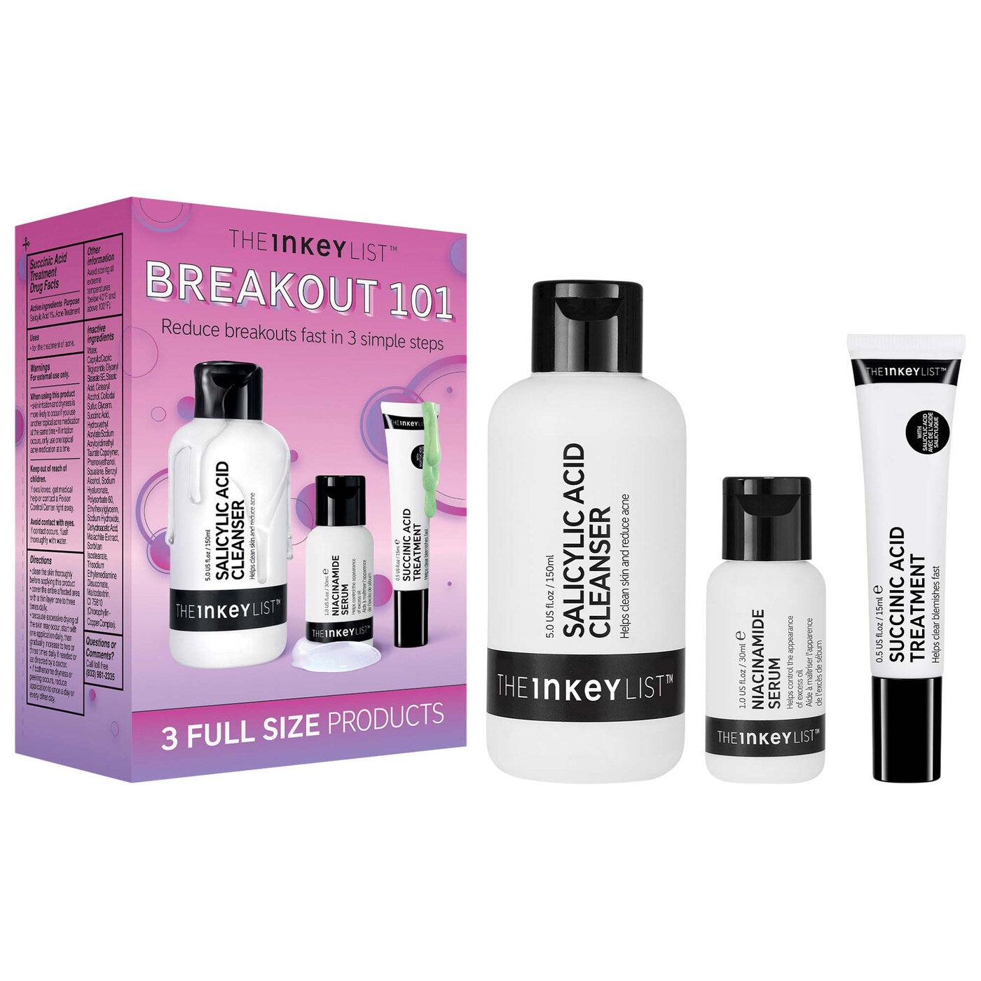 The INKEY List - Breakout 101 Skincare Set