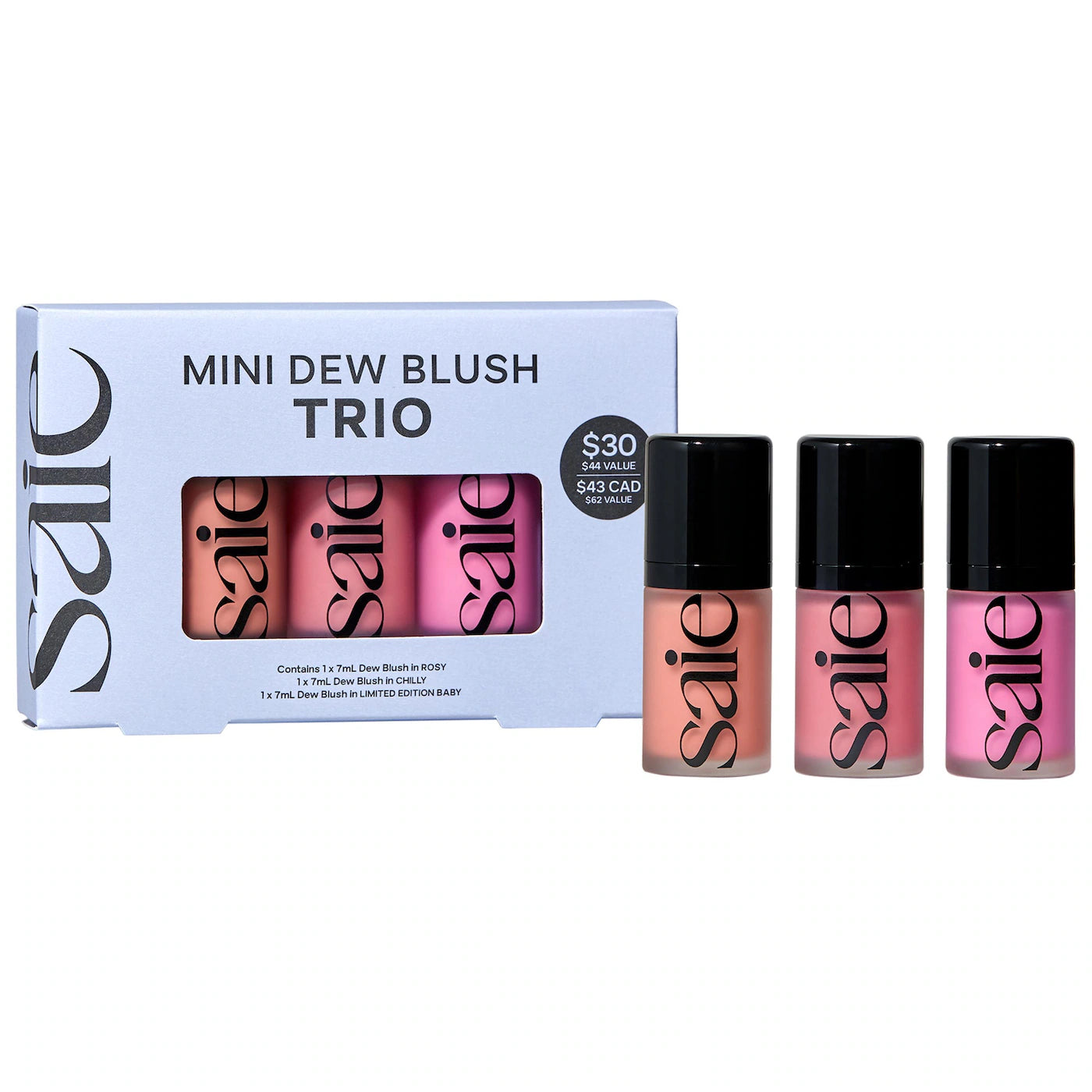 Saie - Mini Dew Blush Trio Set