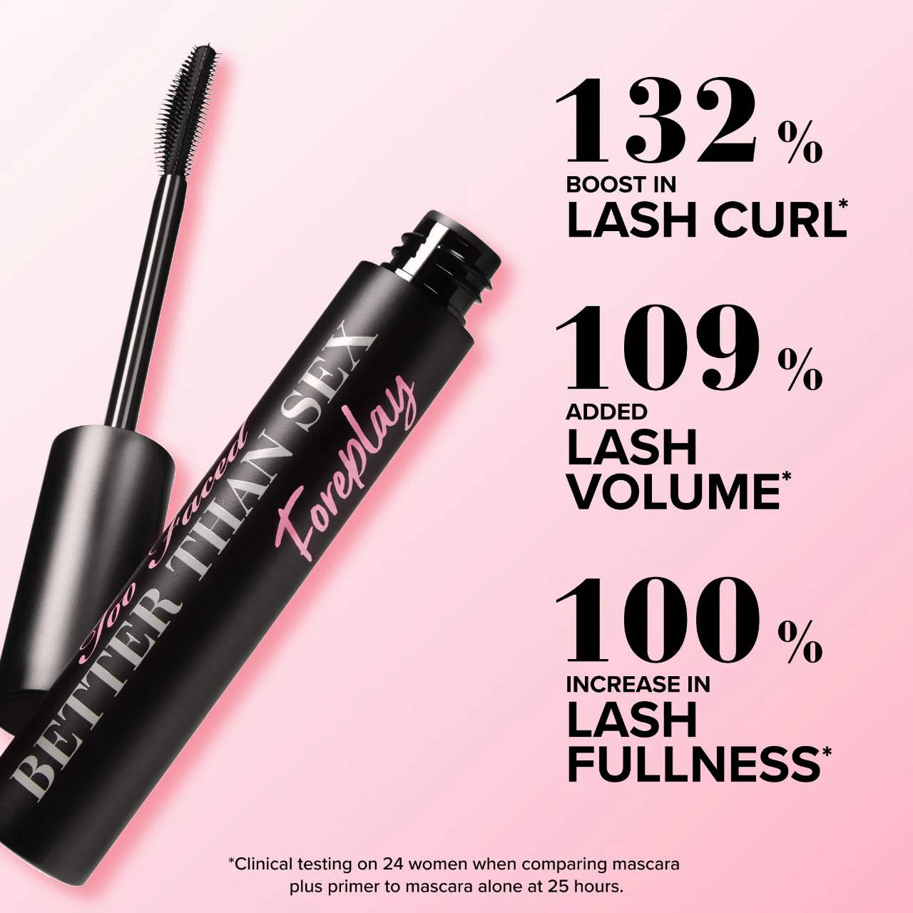 Too Faced - Better Than Sex Foreplay Mascara Primer | Pitch Black