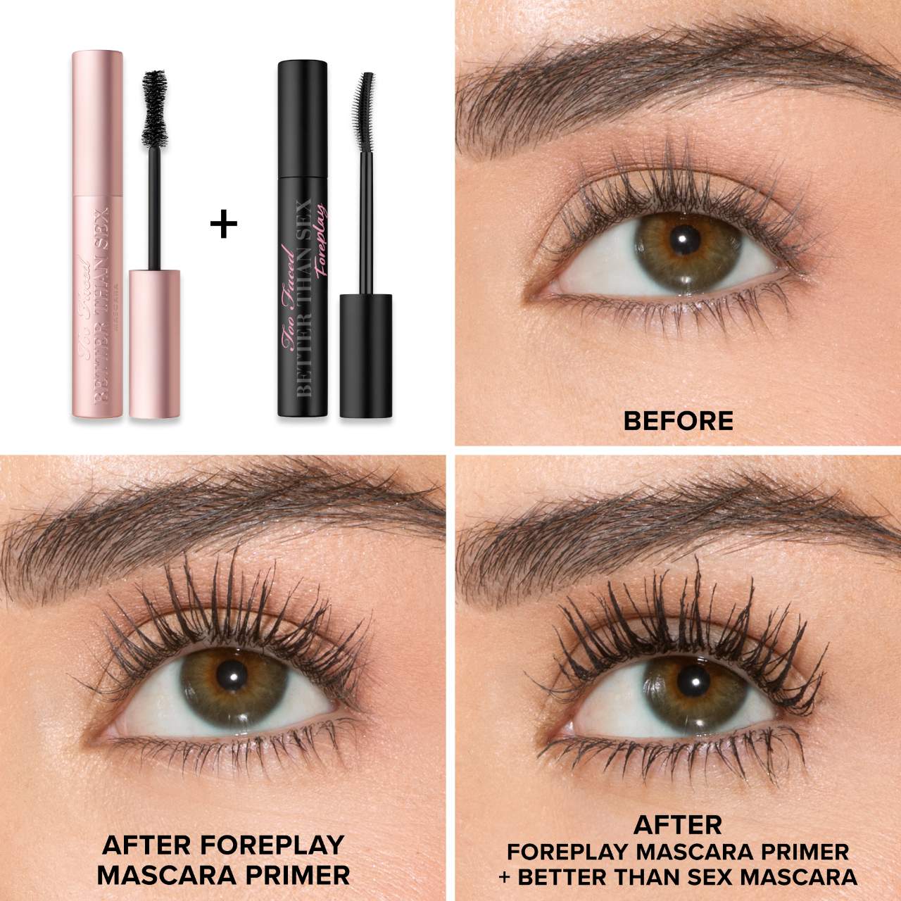 Too Faced - Better Than Sex Foreplay Mascara Primer | Pitch Black