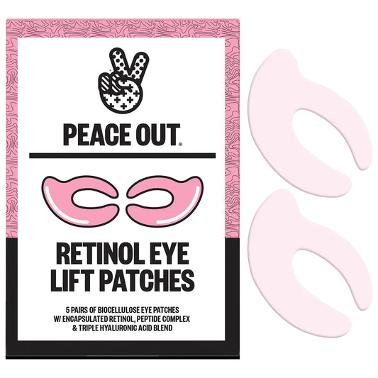 Peace Out - Retinol 360° Eye Lift Patches to Lift, Firm and Revitalize Eyes | 5 Pairs