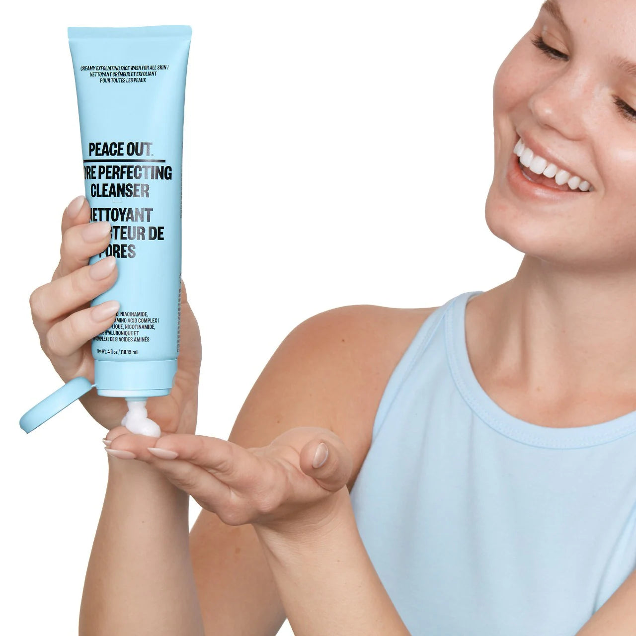 Peace Out - Creamy Gentle Exfoliating Pore Perfecting Cleanser with Salicylic Acid