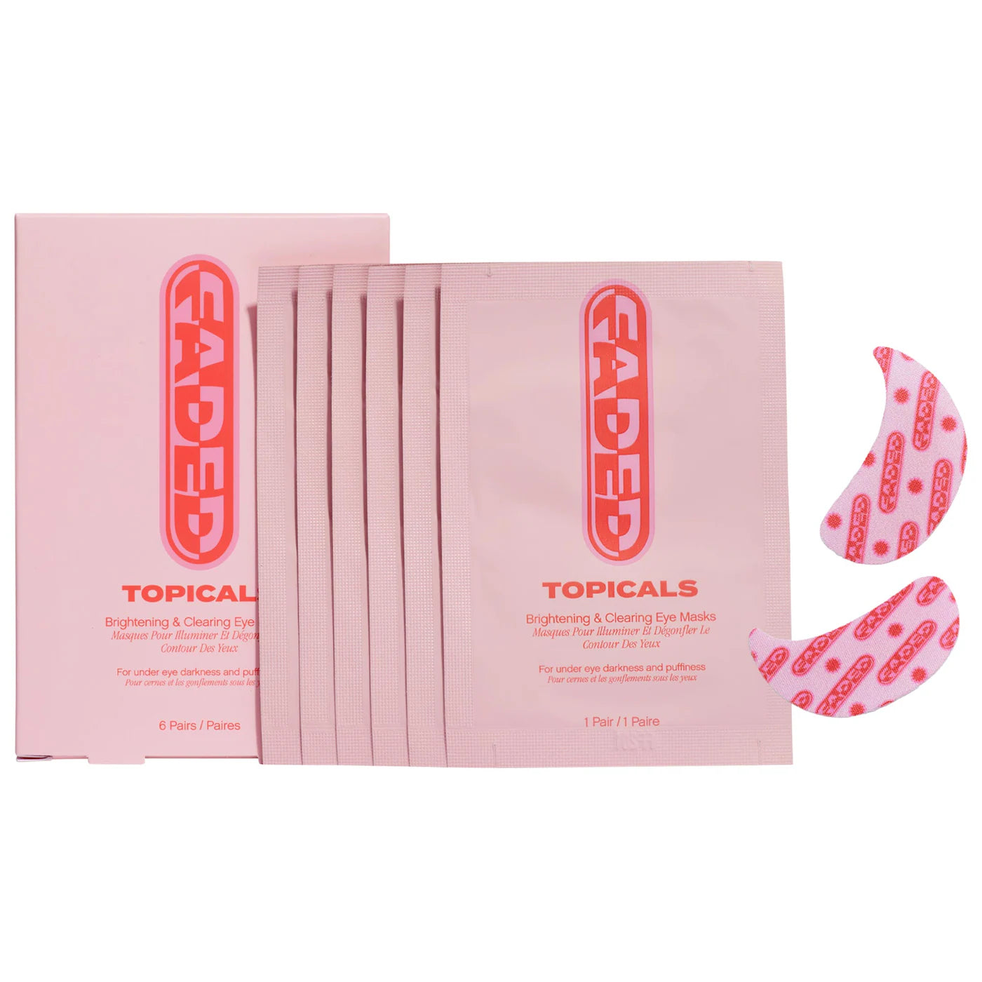 Topicals - Faded Under Eye Brightening & Clearing Eye Masks | 6 PAIRS