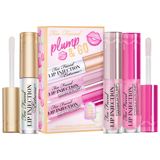 Too Faced - Mini Plump & Go Ultimate Travel Plumping Gloss Set