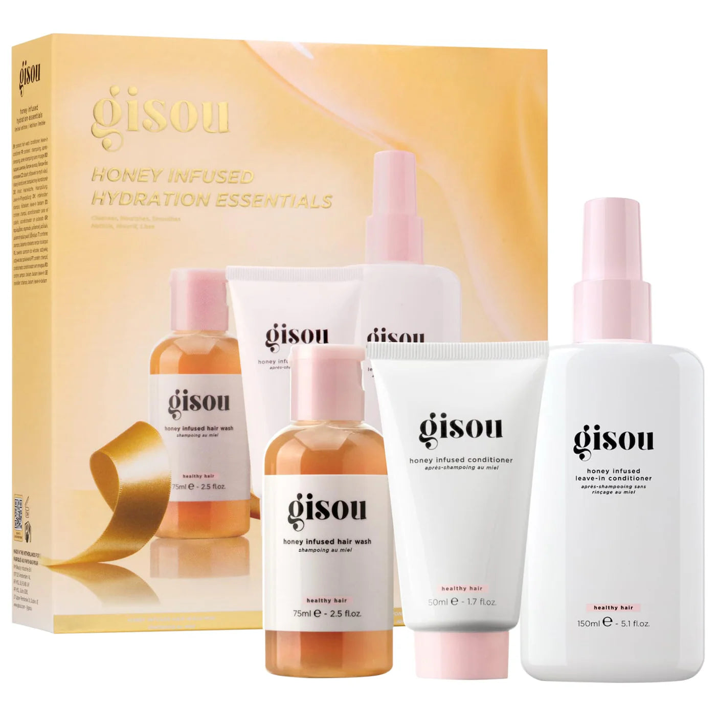 Gisou - Honey Infused 3-Step Hydration Essentials Gift Set