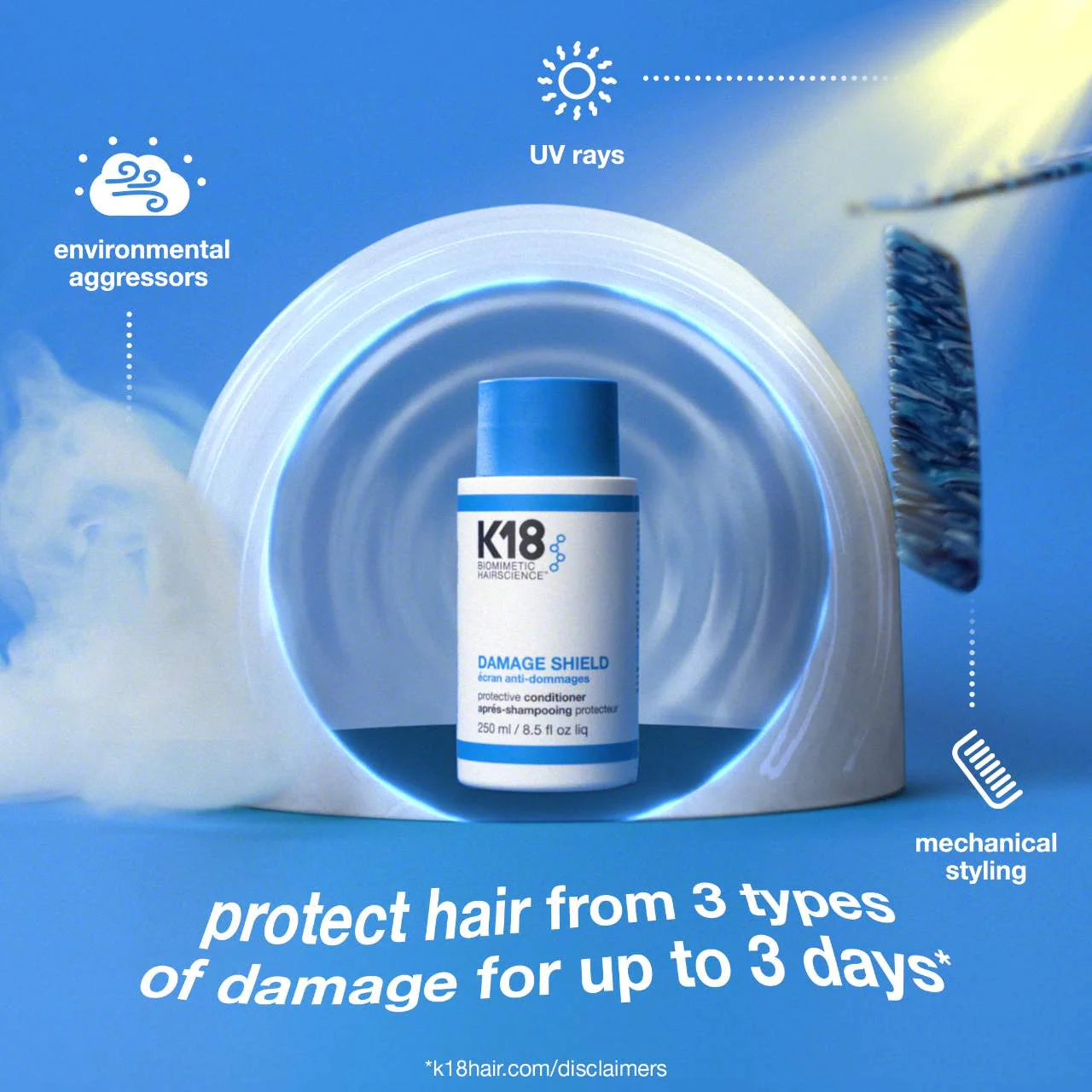 K18 Biomimetic Hairscience - DAMAGE SHIELD Protective Conditioner | 250 mL