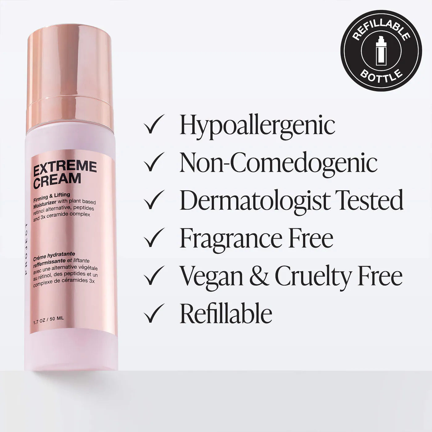 INNBEAUTY Project - Extreme Cream Anti-Aging, Firming, & Lifting Refillable Moisturizer | 50 mL