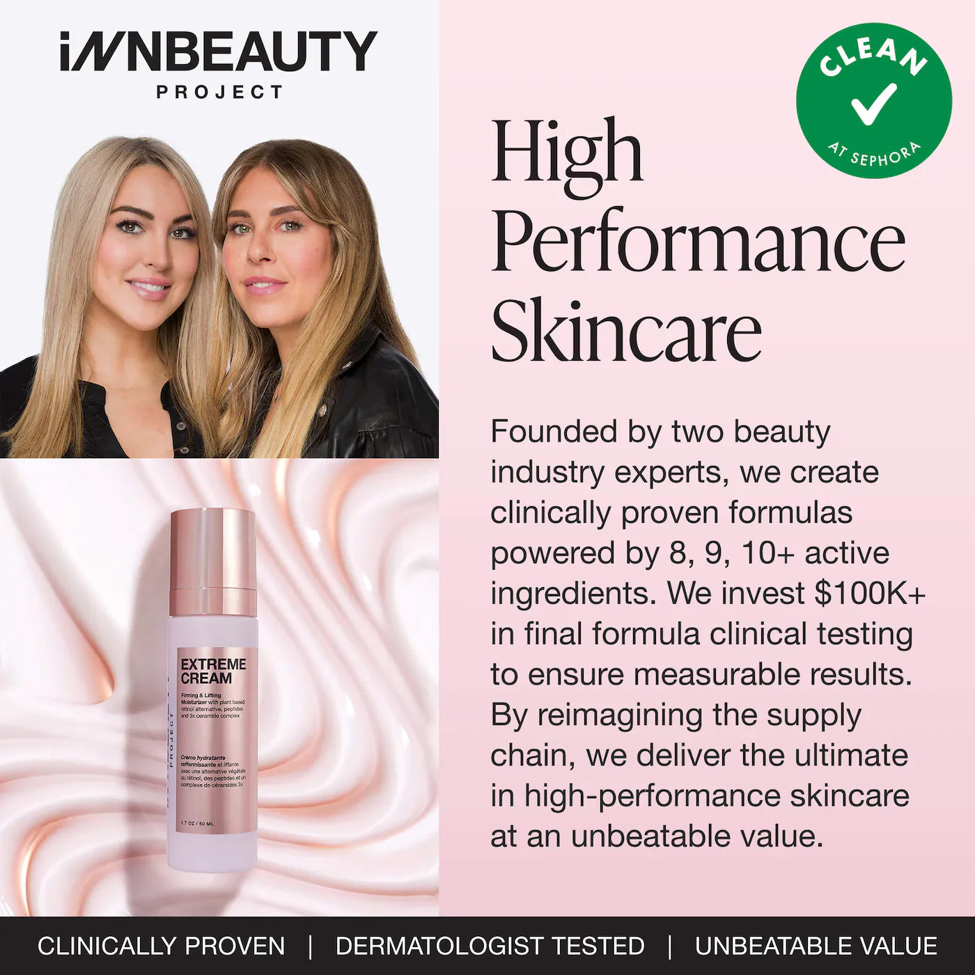 INNBEAUTY Project - Extreme Cream Anti-Aging, Firming, & Lifting Refillable Moisturizer | 50 mL